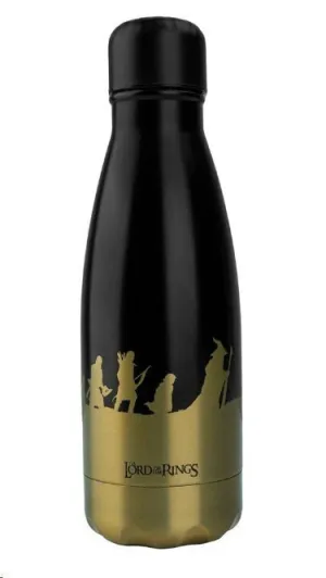 EL SEÑOR DE LOS ANILLOS BOTELLA FELLOWSHIP OF THE RING GOLD