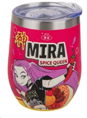 LAS GUERRERAS K-POP TAZA DE VIAJE MIRA SPICE QUEEN