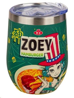 LAS GUERRERAS K-POP TAZA DE VIAJE ZOEY HAMBURGER4895205625921