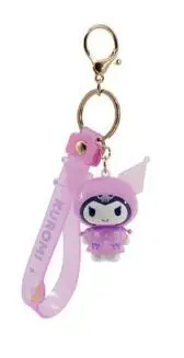 SANRIO LLAVERO RAINCOAT SERIES HELLO KITTY AND FRIENDS KUROMI