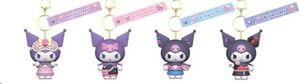 SANRIO LLAVERO KUROMI CUTE OUTFIT SERIES KUROMI PARTY TIME KUROMI