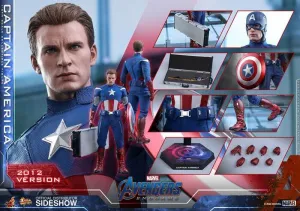 VENGADORES ENDGAME FIGURA MOVIE MASTERPIECE 1/6 CAPITAN AMERICA (2012 VERSION) 30 CM