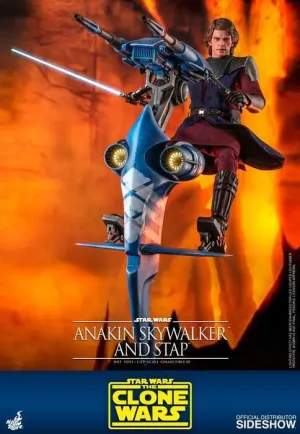 STAR WARS THE CLONE WARS FIG 31 CM  1/6 ANAKIN SKYWALKER & STAP