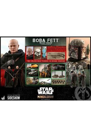 STAR WARS THE MANDALORIAN PACK DE 2 FIG 30 CM 1/6 BOBA FETT DELUXE