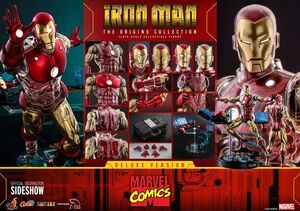 MARVEL THE ORIGINS COLLECTION COMIC FIG 33 CM 1/6 IRON MAN DELUXE