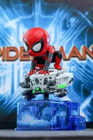 SPIDERMAN. LEJOS DE CAA MINIFIGURA CON LUZ Y SONIDO COSRIDER SPIDERMAN 13 CM