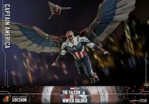 FALCON Y EL SOLDADO DE INVIERNO FIG 30 CM ESCALA 1/6 CAPITAN AMERICA