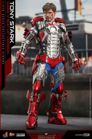 IRON MAN II FIG MOVIE 31 CM MASTERPIECE 1/6 TONY STARK MARK V SUIT UP VERSION IRON MAN II FIG MOVIE 31 CM MASTERPIECE 1/6 TONY STARK MARK V SUIT UP VERSION