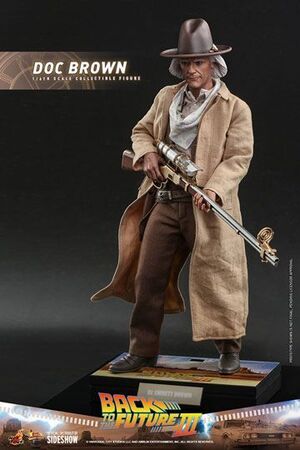 REGRESO AL FUTURO III FIG MOVIE  32 CM DOC BROWN