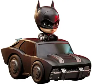 THE BATMAN MINIFIGURA & VEHÍCULO COSBABY BATMAN & BATIMÓVIL 12 CM