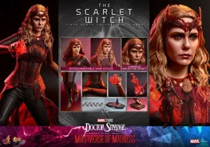DOCTOR STRANGE EN EL MULTIVERSO DE LA LOCURA FIGURA MOVIE MASTERPIECE 1/6 BRUJA ESCARLATA 28 CM