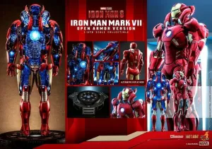 IRON MAN III DIORAMA 1/6 IRON MAN MARK VII (OPEN ARMOR VERSION) 32 CM