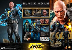 BLACK ADAM FIGURA DX 1/6 BLACK ADAM DELUXE VERSION 33 CM