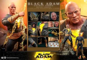 BLACK ADAM FIGURA DX 1/6 BLACK ADAM (GOLDEN ARMOR) DELUXE VERSION 33 CM