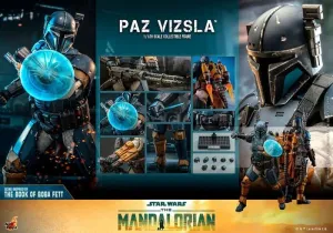 STAR WARS THE MANDALORIAN FIGURA 1/6 PAZ VIZSLA 32 CM