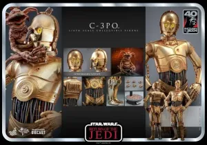 STAR WARS. EPISODIO VI 40TH ANIVERSARIO FIGURA 1/6 C-3PO 29 CM