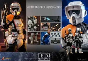 STAR WARS JEDI SURVIVOR FIGURA VIDEOJUEGO MASTERPIECE 1/6 SCOUT TROOPER COMMANDER 30 CM