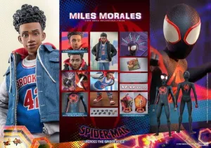 SPIDERMAN CRUZANDO EL MULTIVERSO FIGURA MOVIE MASTERPIECE 1/6 MILES MORALES 29 CM