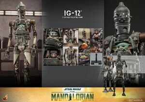 TAR WARS: THE MANDALORIAN FIGURA 1/6 IG-12 36 CM