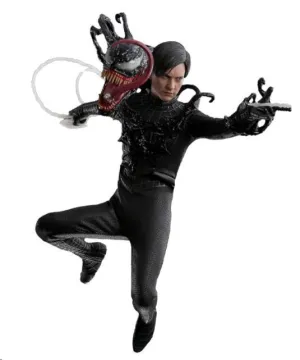 SPIDERMAN 3 FIGURA MOVIE MASTERPIECE 1/6 SPIDER-MAN (BLACK SUIT) 30 CM