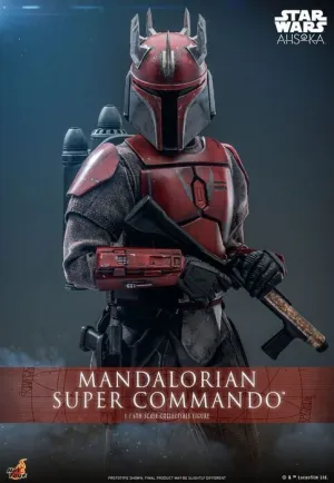 STAR WARS AHSOKA FIGURA 1/6 MANDALORIAN SUPER COMANDO 31 CM