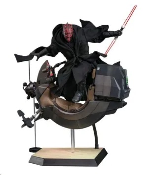 STAR WARS EPISODIO I FIGURA MOVIE MASTERPIECE 1/6 DARTH MAUL CON SITH SPEEDER 29 CM