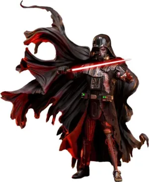 STAR WARS FIGURA 1/6 DARTH VADER (BATTLE DAMAGED) DELUXE VERSION 35 CM