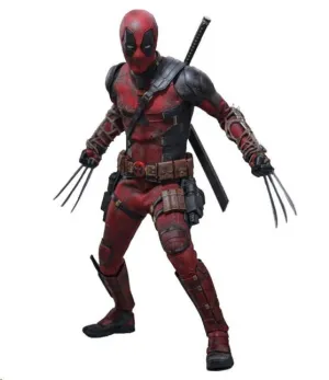 DEADPOOL Y LOBEZNO FIGURA 1/6 DEADPOOL VERSION COMBATE 31 CM