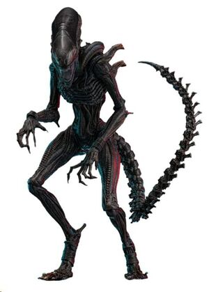 ALIEN: ROMULUS FIGURA MOVIE MASTERPIECE 1/6 SCORCHED XENOMORPH 44 CM