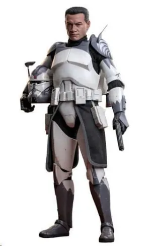 STAR WARS THE CLONE WARS FIGURA 1/6 CLONE COMMANDER WOLFFE 30 CM