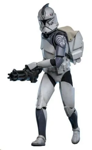 STAR WARS THE CLONE WARS FIGURA 1/6 104TH BATTALION WOLFPACK CLONE TROOPER DELUXE VERSION 30 CM