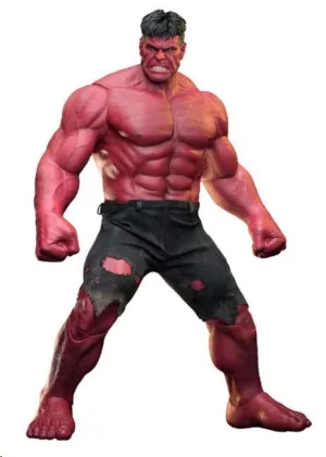 CAPITAN AMERICA BRAVE NEW WORLD FIGURA MOVIE MASTERPIECE 1/6 RED HULK 47 CM