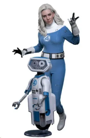 LOS CUATRO FANTÁSTICOS: PRIMEROS PASOS PACK DE 2 FIGURAS MOVIE MASTERPIECE 1/6 INVISIBLE WOMAN & H.E.R.B.I.E. 28 CM