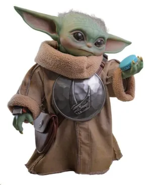 STAR WARS THE MANDALORIAN & GROGU FIGURA A ESCALA REAL GROGU 38 CM