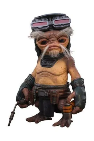STAR WARS THE MANDALORIAN & GROGU FIGURA A ESCALA REAL ANZELLAN DROIDSMITH 27 CM