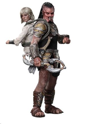 PREDATOR: BADLANDS FIGURA MOVIE MASTERPIECE 1/6 DEK & THIA 30 CM