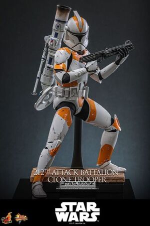 STAR WARS: THE CLONE WARS FIGURA 1/6 212TH ATTACK BATTALION CLONE TROOPER DELUXE VERSION 30 CM