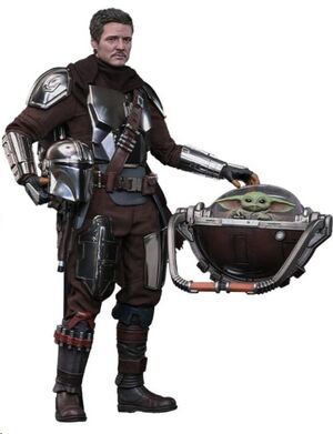 STAR WARS THE MANDALORIAN & GROGU MOVIE MASTERPIECE FIGURA 1/6 THE MANDALORIAN AND GROGU (DELUXE VERSION) 31 CM