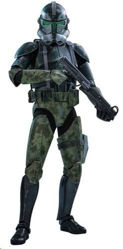 STAR WARS MOVIE MASTERPIECE FIGURA 1/6 CLONE COMMANDER GREE 30 CM