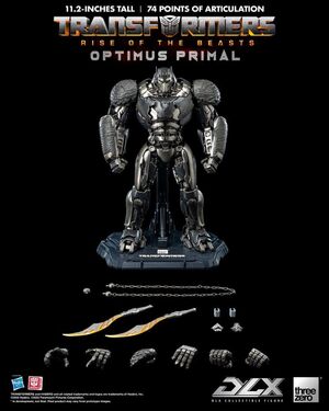 TRANSFORMERS: EL ORIGEN DE LAS BESTIAS FIGURA 1/6 DLX OPTIMUS PRIMAL 28 CM