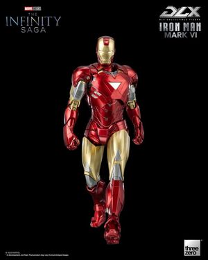 INFINITY SAGA FIGURA 1/12 DLX IRON MAN MARK 6 17 CM