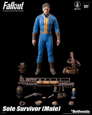 FALLOUT FIGURA FIGZERO 1/6 SOLE SURVIVOR (MALE) 31 CM