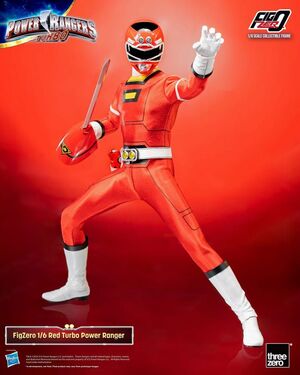 POWER RANGERS TURBO FIGURA FIGZERO 1/6 RED TURBO POWER RANGER 30 CM