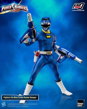 POWER RANGERS TURBO FIGURA FIGZERO 1/6 BLUE TURBO POWER RANGER 30 CM