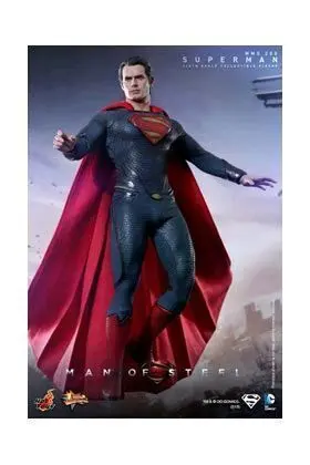SUPERMAN MAN OF STEEL DELUXE FIGURA 30 CM SIXTH SCALE FIGURE HOT TOYS      