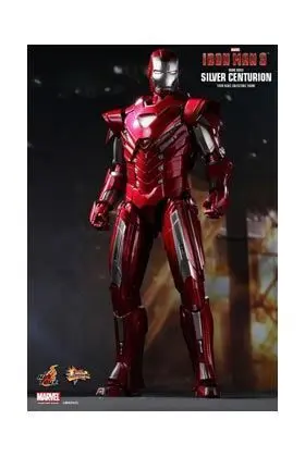 IRON MAN CENTURION DE PLATA MK33 FIG 30 CM SIXTH SCALE HOT TOYS IRON MAN 3 