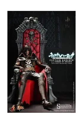 CAPITAN HARLOCK EN TRONO ARCADIA FIGURA 30,50 CM SIXTH SCALE FIGURE HOT TOS