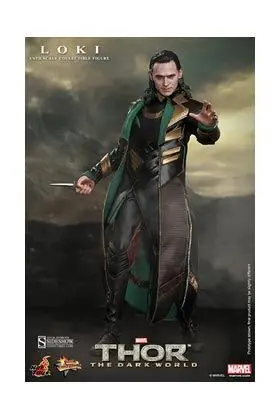 LOKI FIG 30 CM SIXTH SCALE HOT TOYS THOR 2 THE DARK WORLD                  