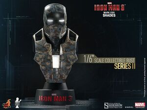IRON MAN BUSTO 12 CM MK23 SHADES IRON MAN 3 MARVEL COLLECTIBLE BUST HOT TOY