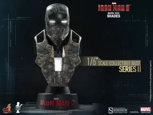IRON MAN BUSTO 12 CM MK23 SHADES IRON MAN 3 MARVEL COLLECTIBLE BUST HOT TOY